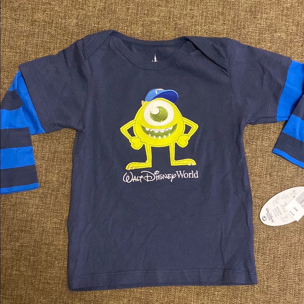 NWT Child Toddler Walt Disney World Parks Monsters University Long Sleeve TShirt